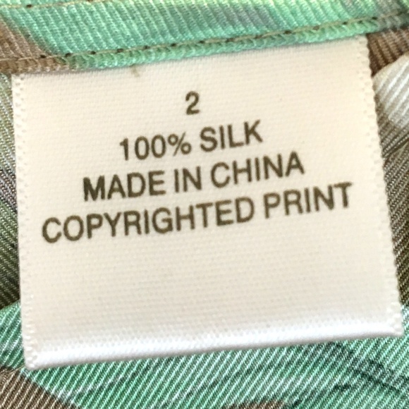 Tommy Bahama 100% Silk Slip Dress Tropical Floral - Picture 5 of 8